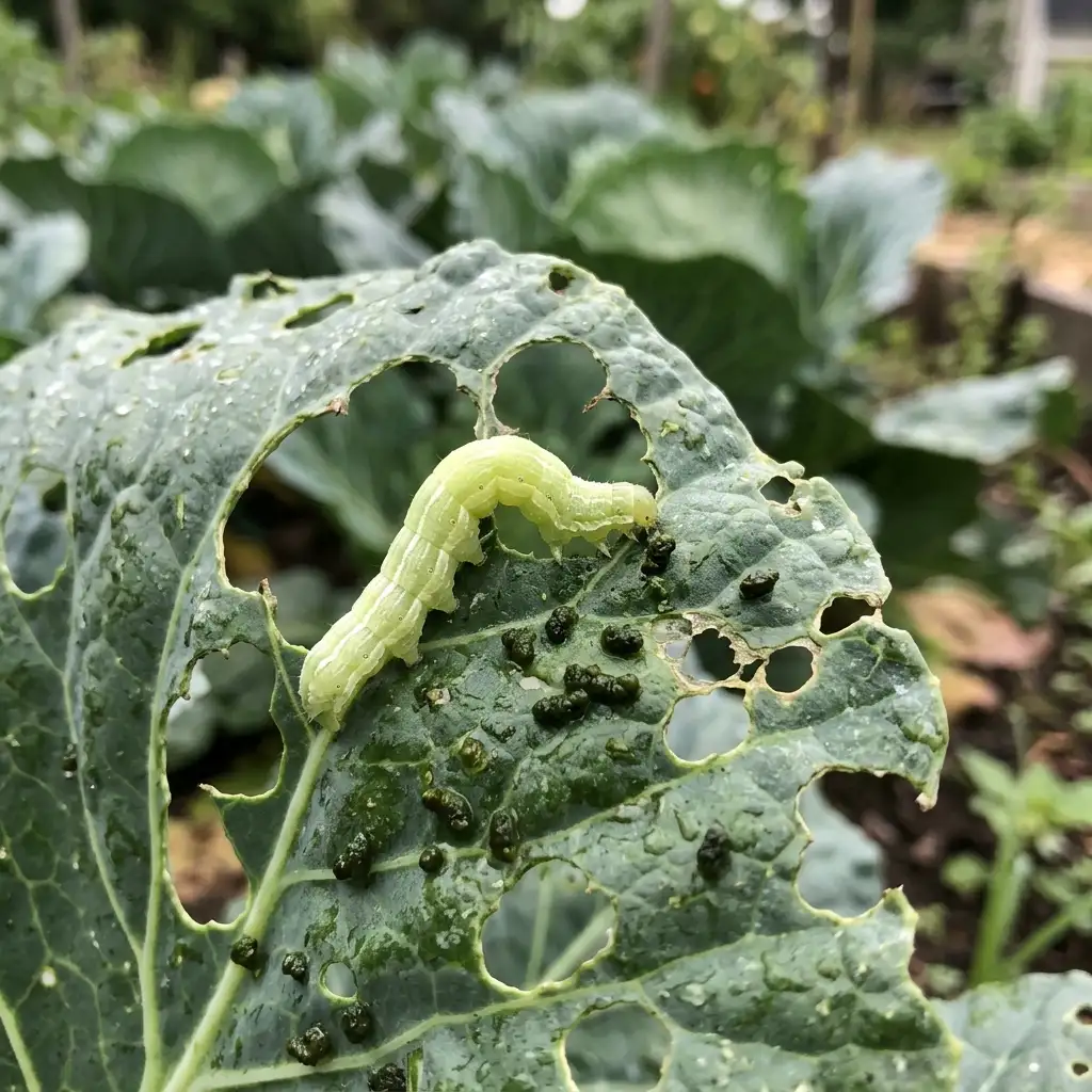 Cabbage Looper: reference image from the PlantArmor field guide