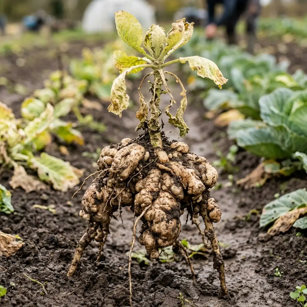 Clubroot: reference image from the PlantArmor field guide
