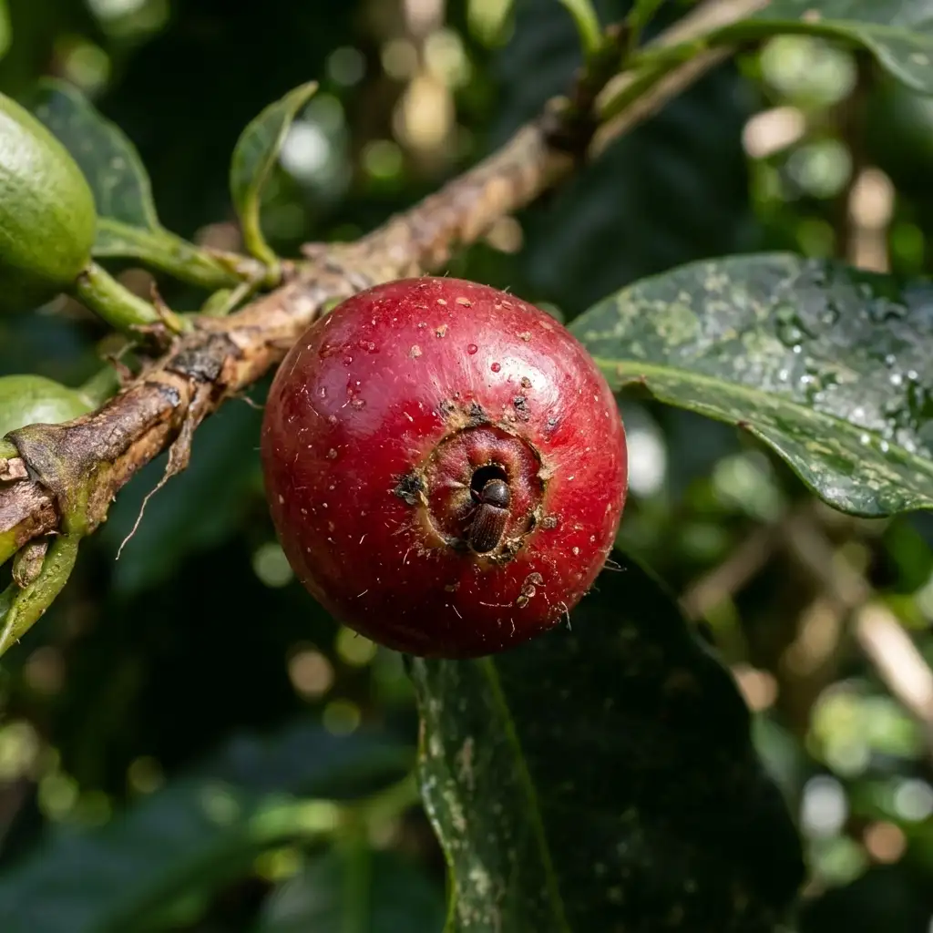 Coffee Berry Borer (CBB): reference image from the PlantArmor field guide