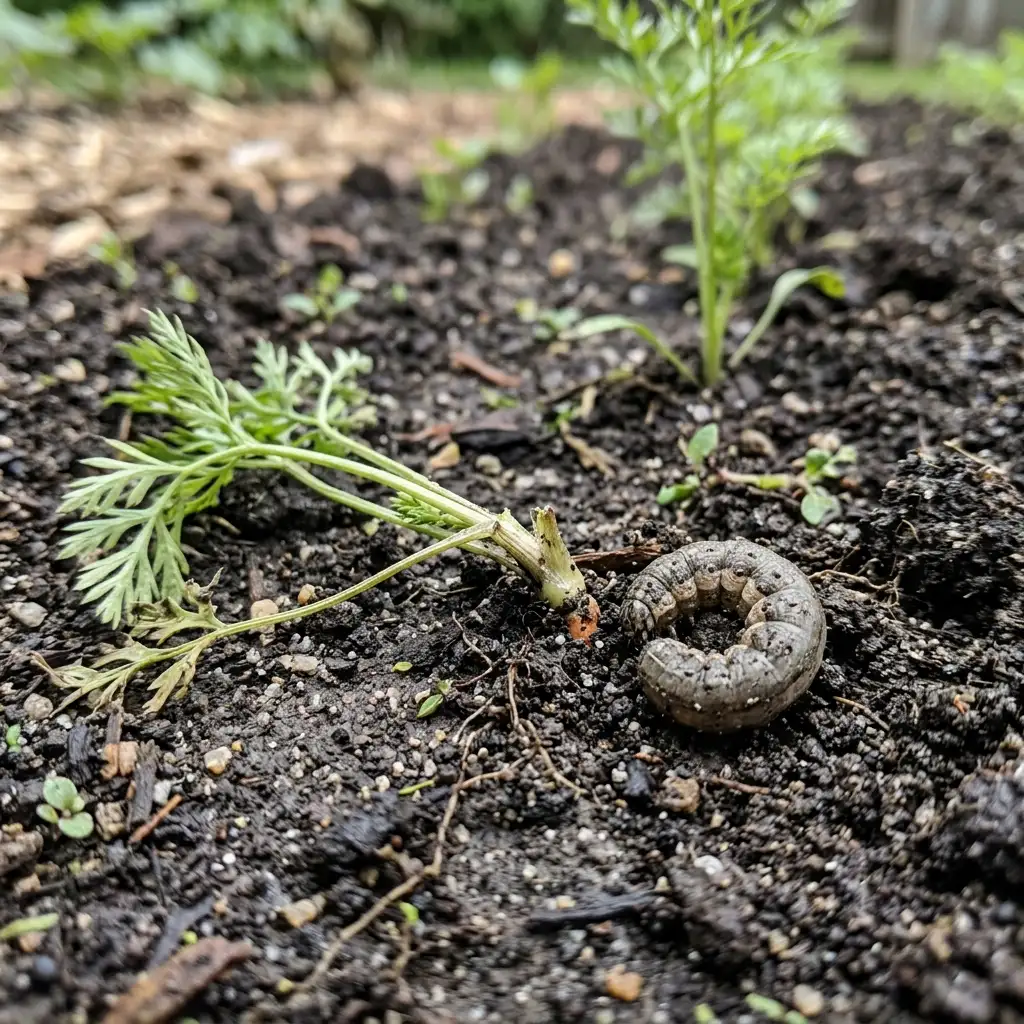 Cutworms: reference image from the PlantArmor field guide