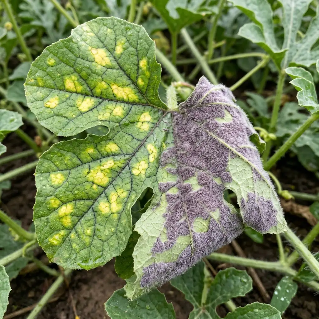 Downy Mildew: reference image from the PlantArmor field guide