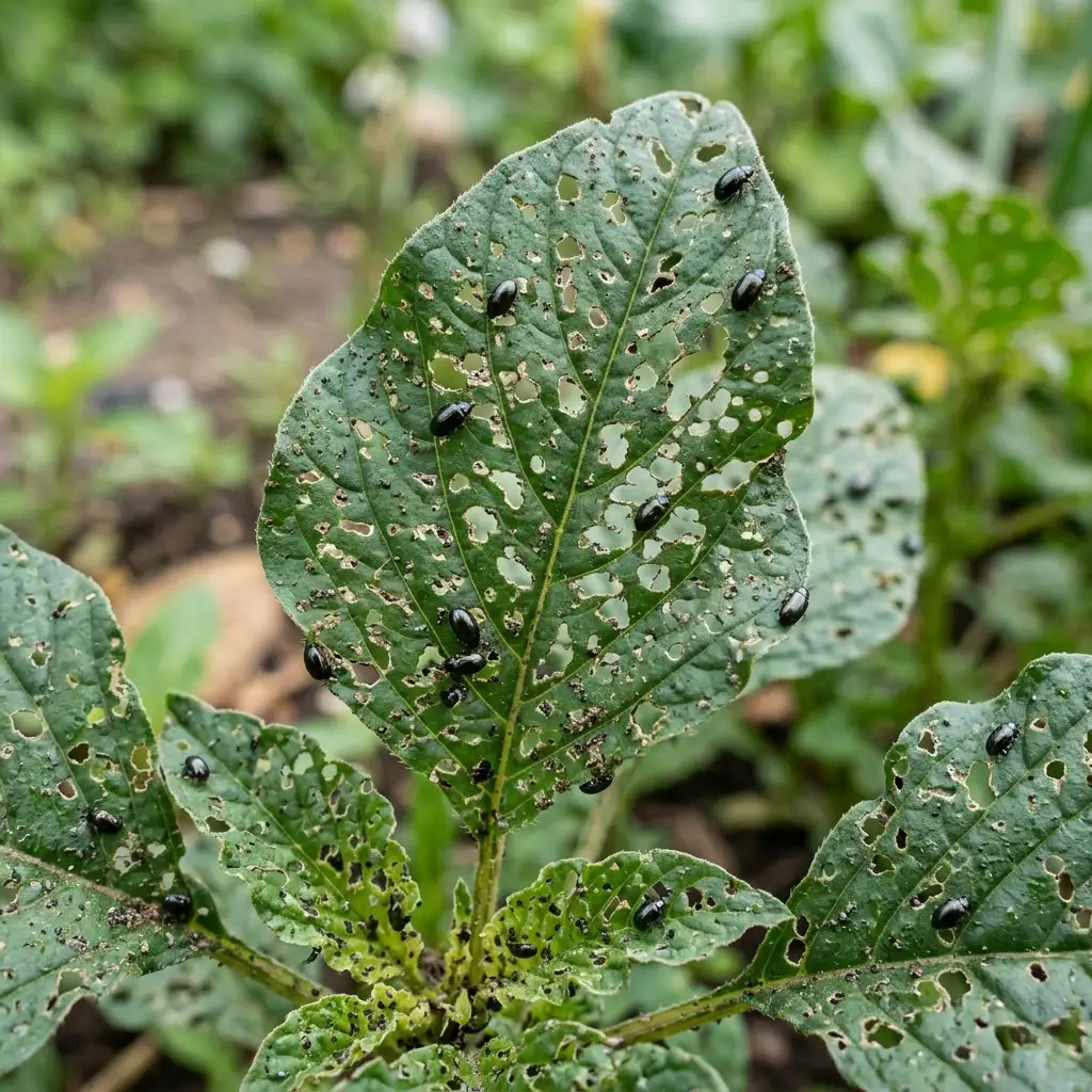 Flea Beetles: reference image from the PlantArmor field guide