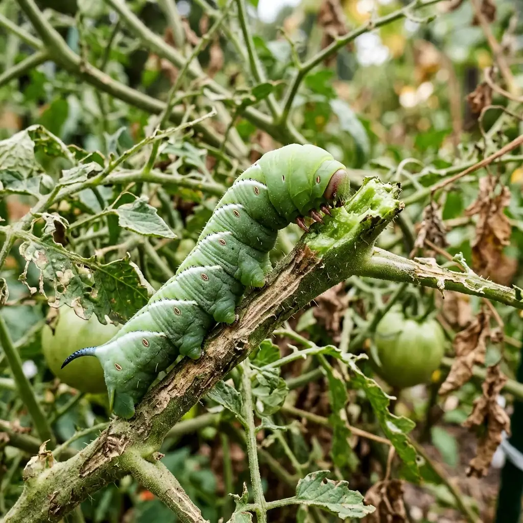 Hornworms: reference image from the PlantArmor field guide