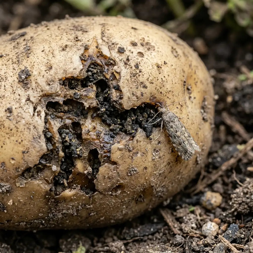 Potato Tuber Moth: reference image from the PlantArmor field guide