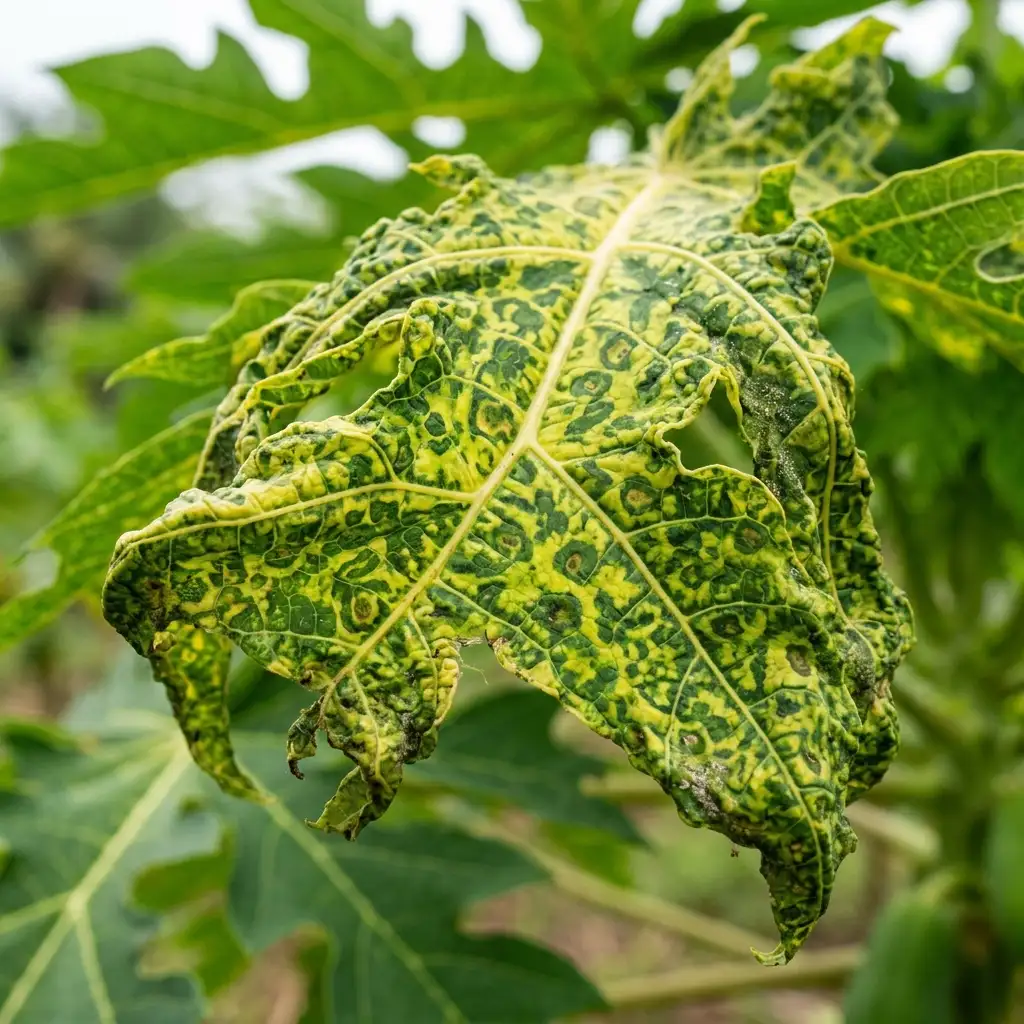 Papaya Ringspot Virus (PRSV): reference image from the PlantArmor field guide