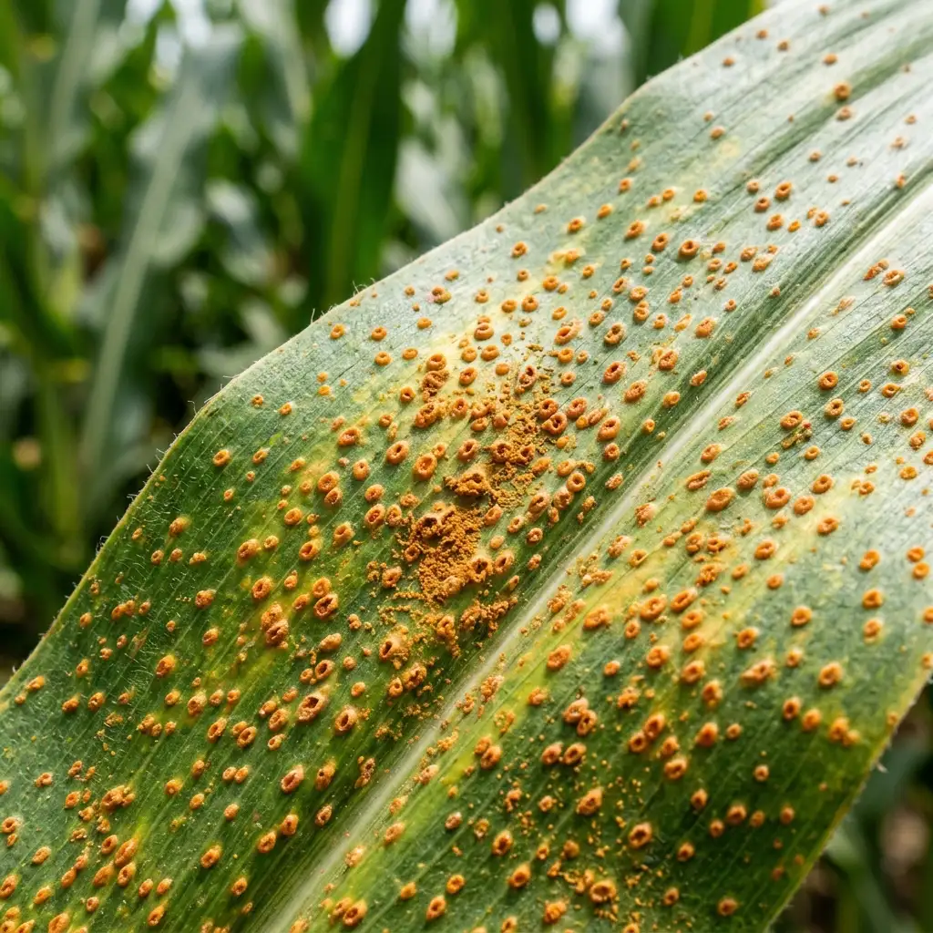 Southern Rust: reference image from the PlantArmor field guide