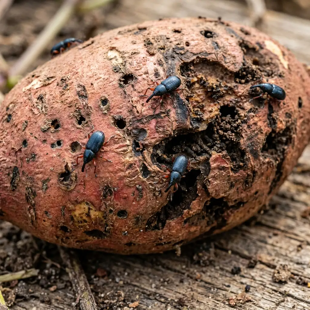 Sweet Potato Weevil: reference image from the PlantArmor field guide
